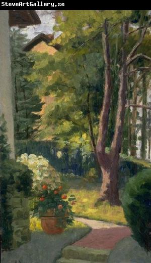 Louis Dewis The Garden at Villa Pat